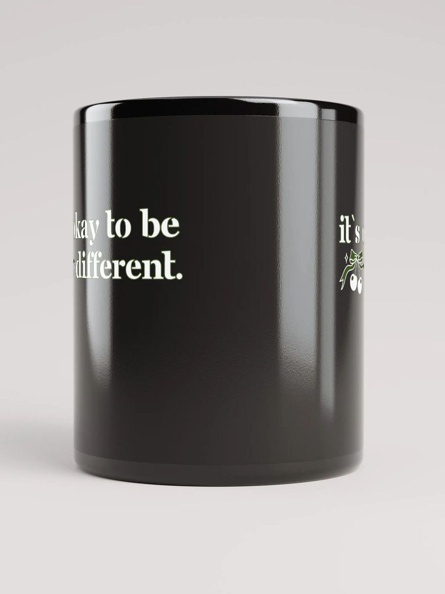 It`s Okay to Not Be Okay Black Glossy Mug product image (5)