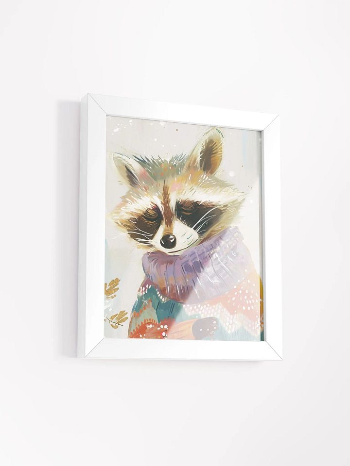 Cozy Raccoon Dreams Framed Poster product image (2)
