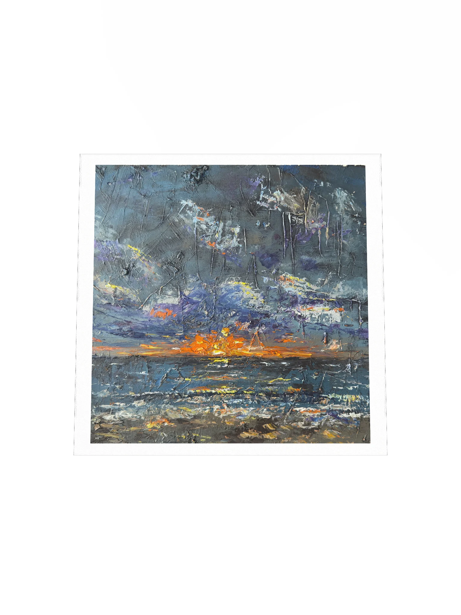 Stormy Sunrise Over a Beach in Puerto Morelos Print product image (4)