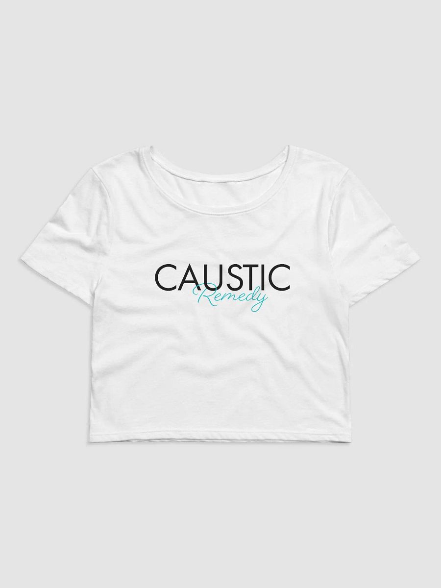 Caustic Remedy Cropped Tee (White) product image (1)
