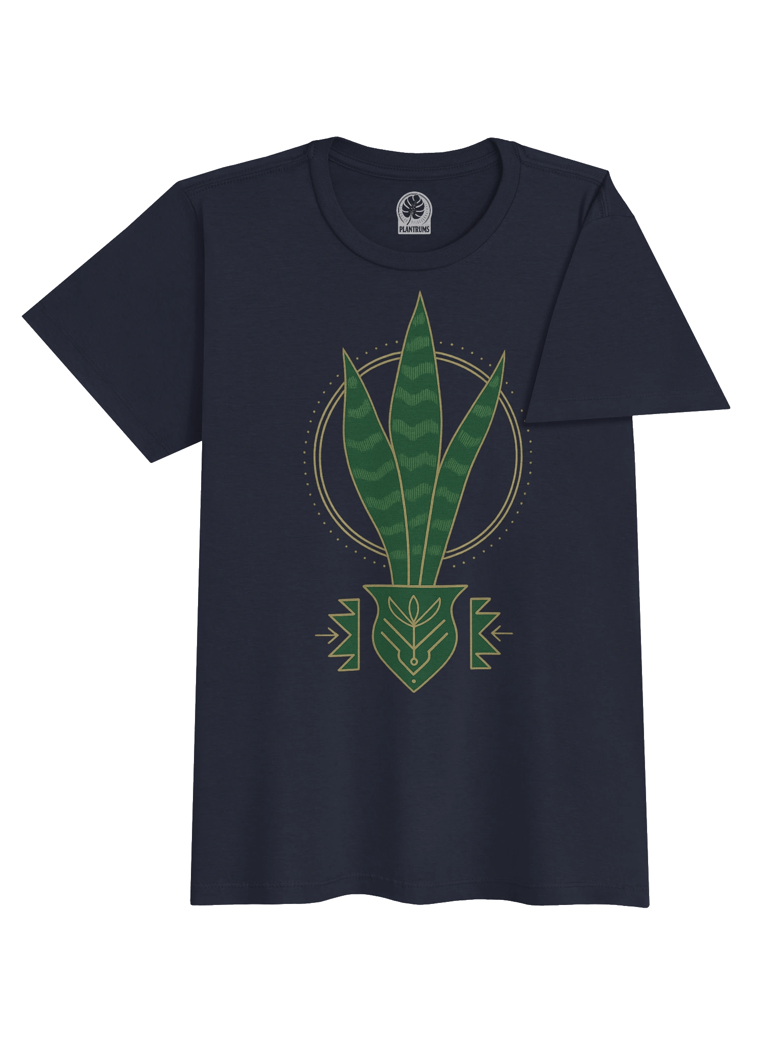 Snake Plant Gold Outline Women's T-Shirt product image (11)