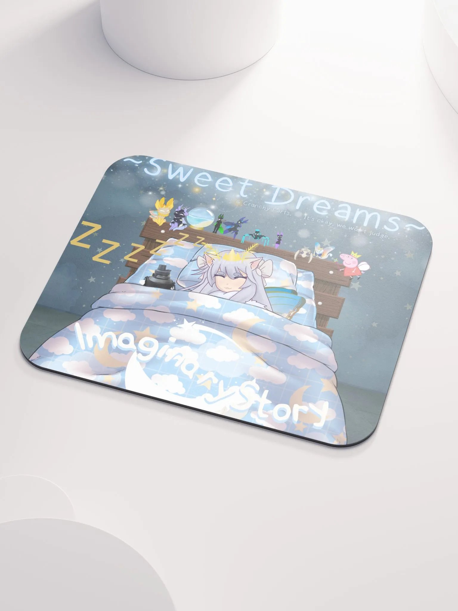 🌙☁️ImaginaryStory Sweet Dreams Mouse Pad☁️🌙 product image (3)