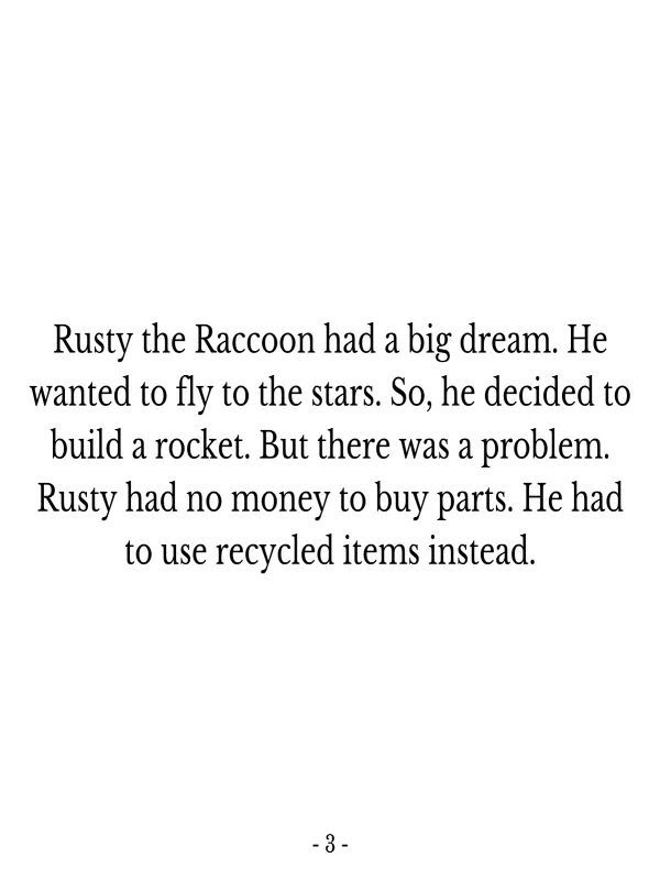 Rusty the Raccoon and the Recycled Rocket product image (4)
