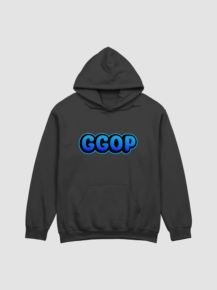 Blue GGOP Pullover Hoodie, 50% Cotton 50% Poly product image (2)