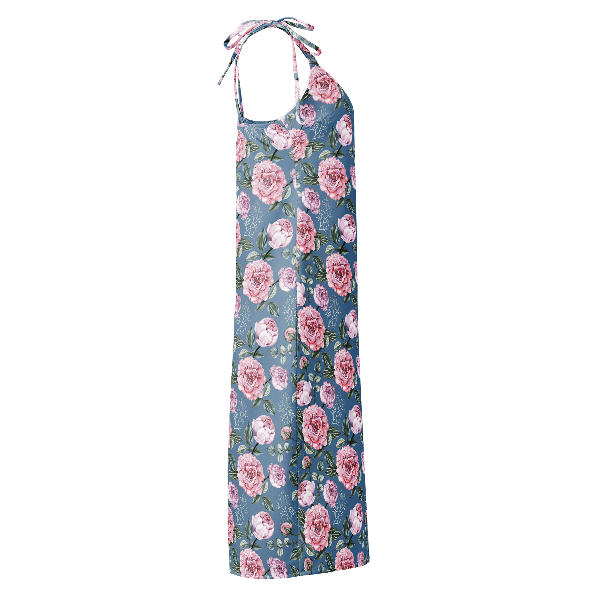 Peony Blue Floral Slip Dress product image (4)