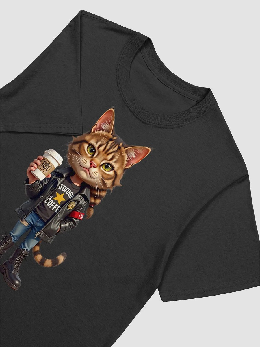 Rebellious Cat Biker T-Shirt product image (19)
