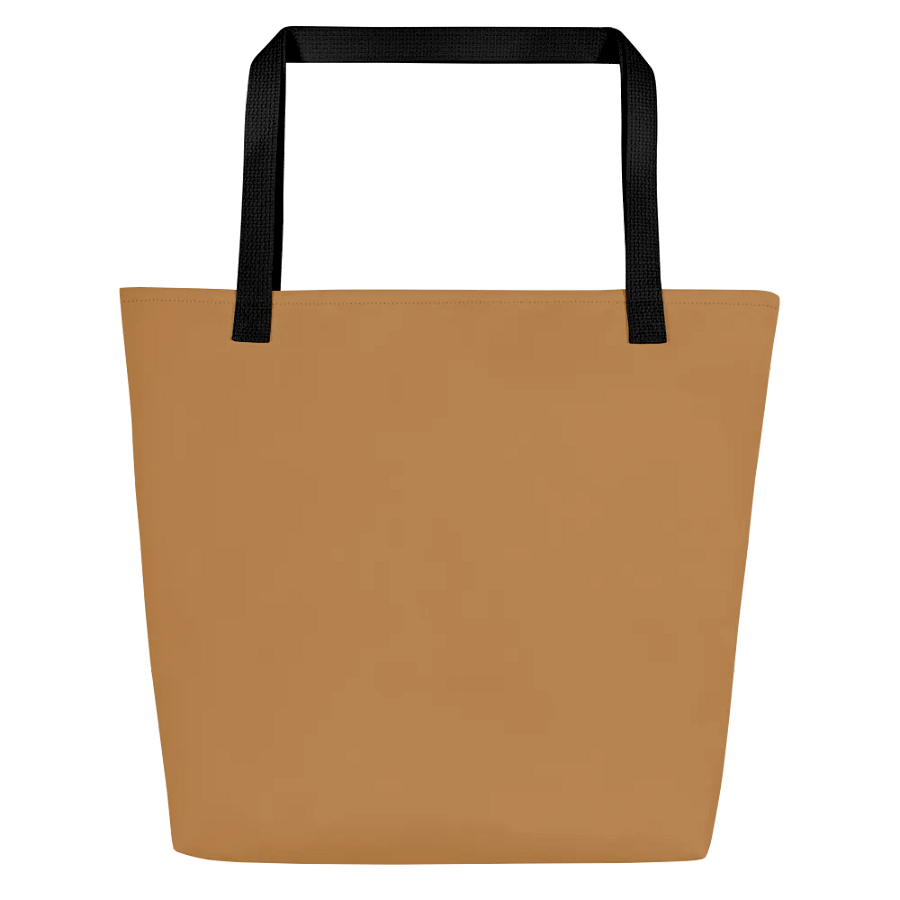 Girl with Hat Terracotta Brown Tote Bag product image (4)