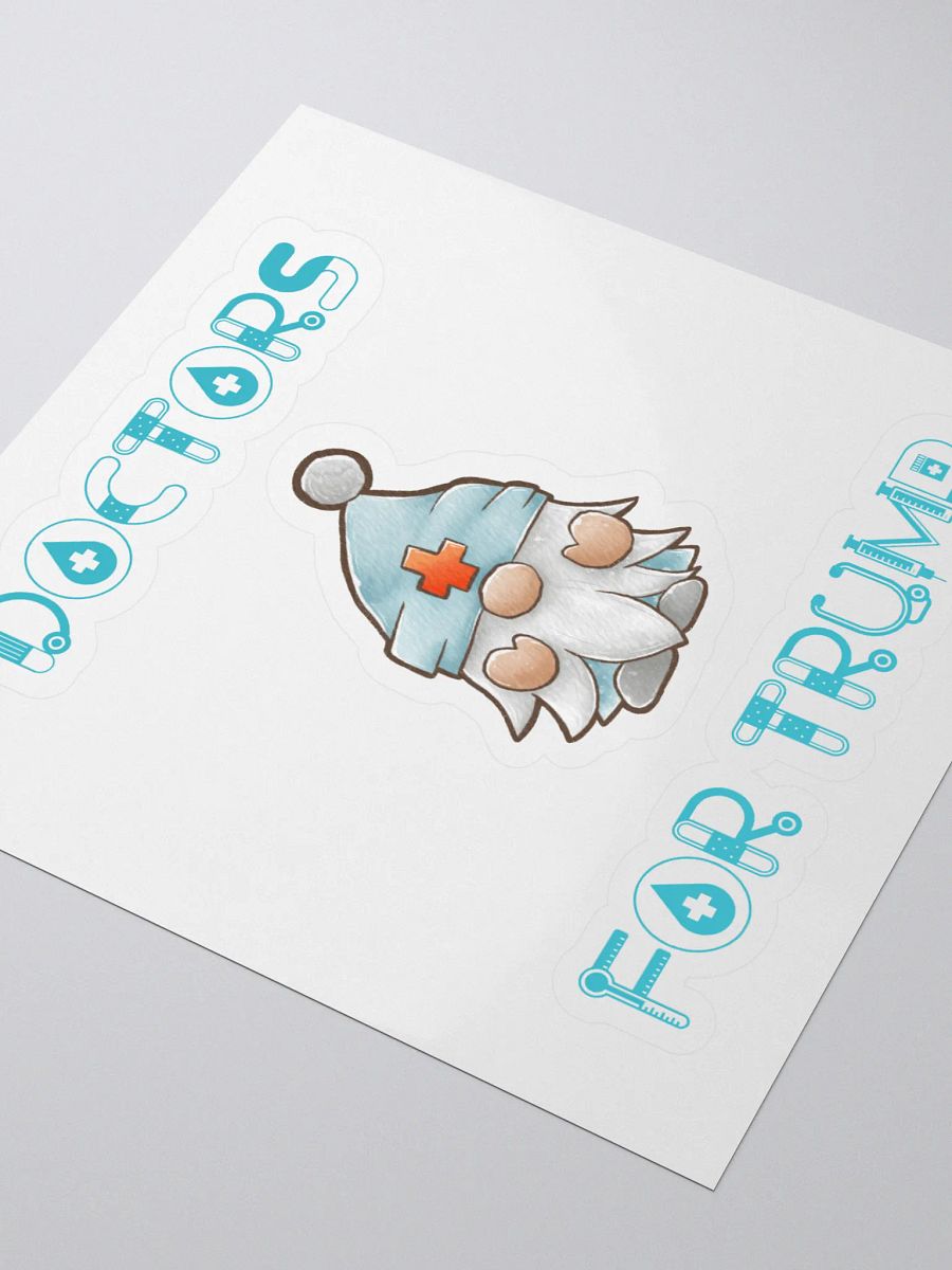 Doctor Gnomes For Trump Sticker product image (3)