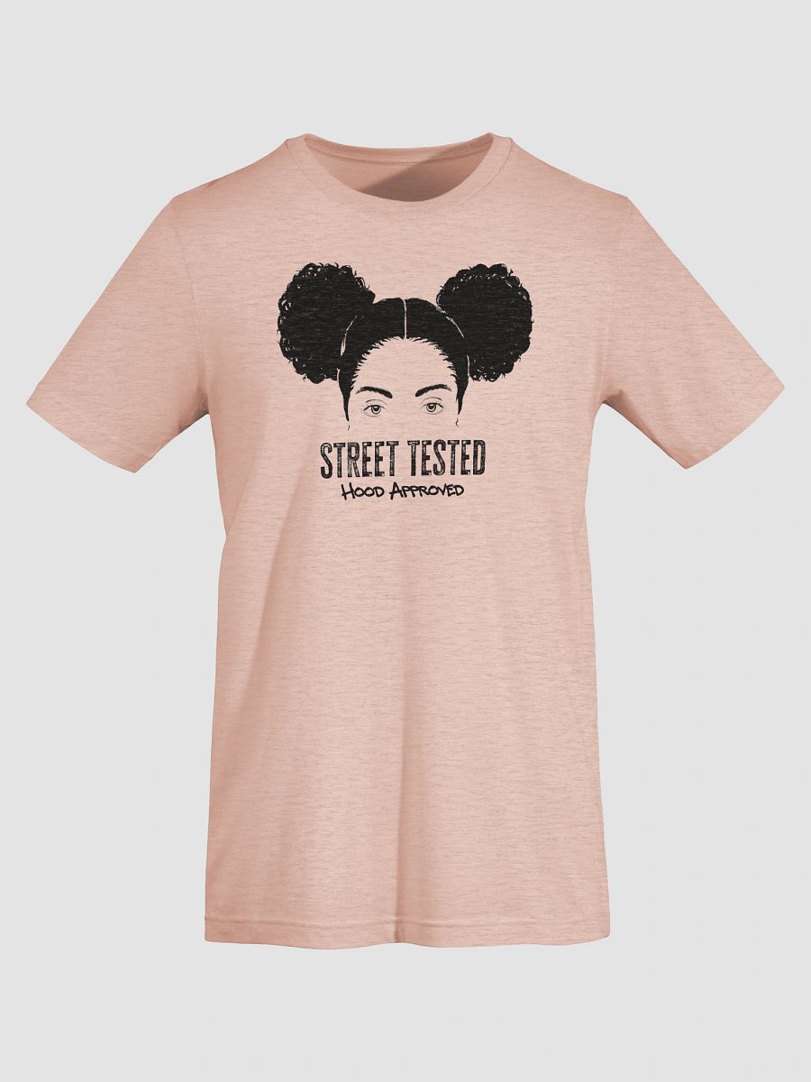 Street Tested Hood Approved Afro Puff T product image (53)