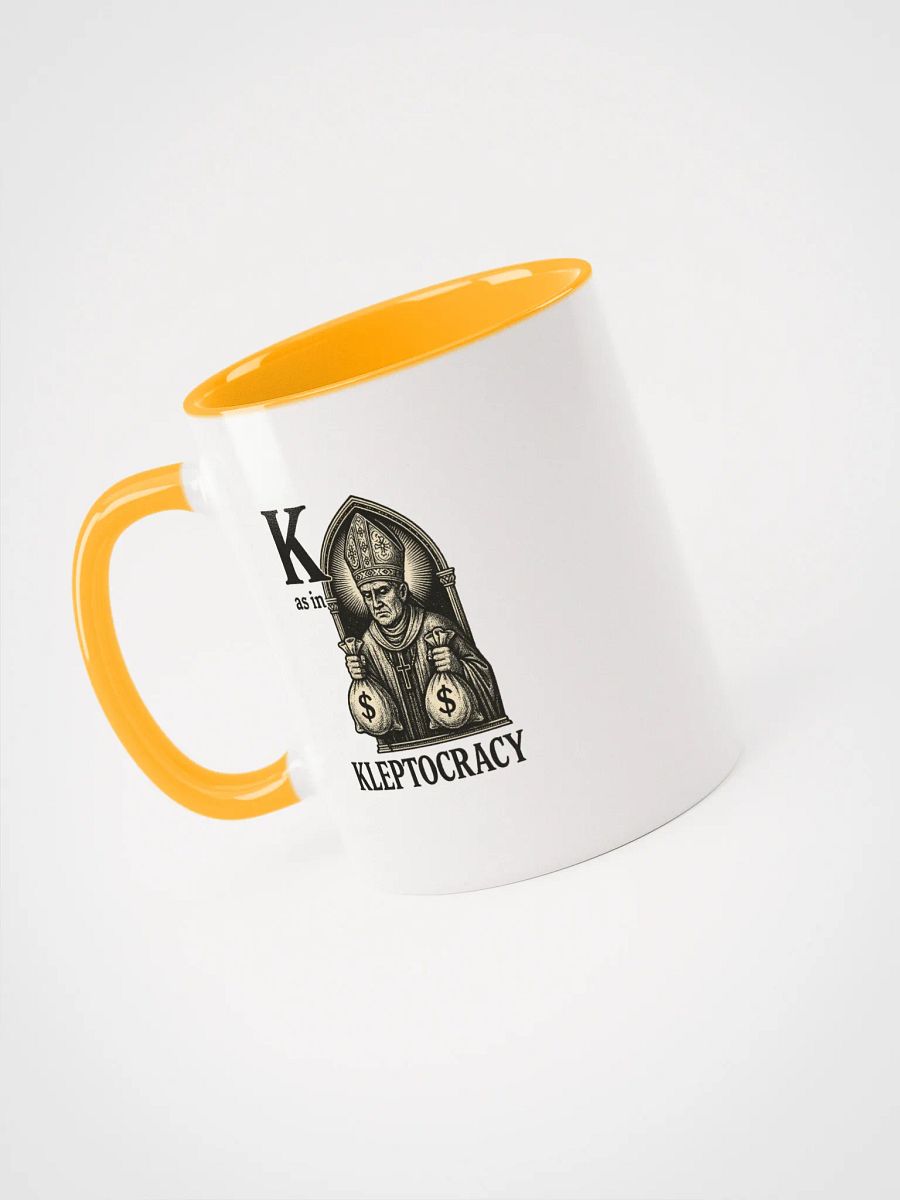 K as in kleptocracy mug product image (1)