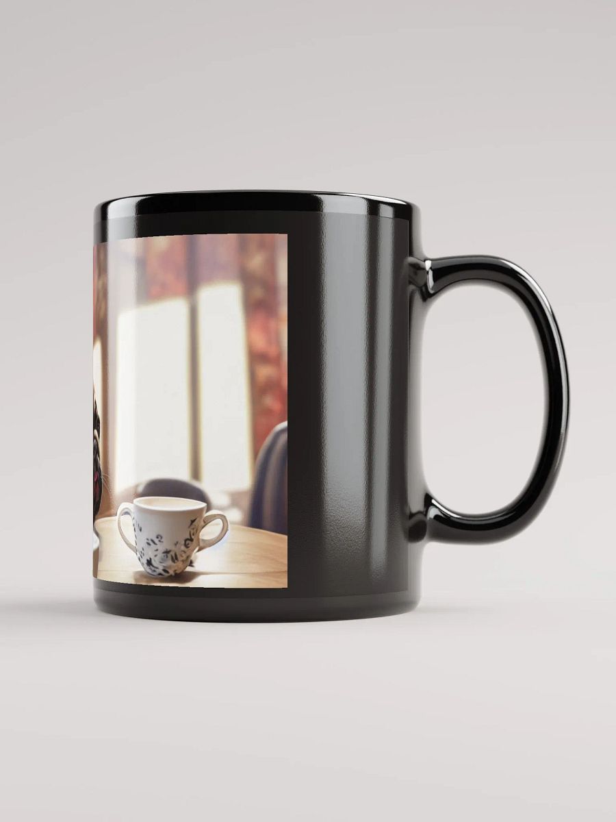 French Bulldog Fun: Black Glossy Mug for Dog Lovers product image (2)