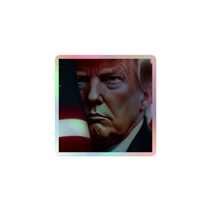 Trump Tough Holographic Sticker product image (1)