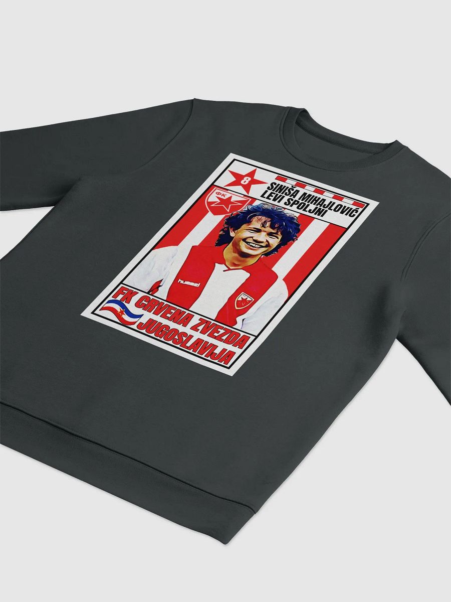 Siniša Mihajlović (FK Crvena Zvezda) #2 Stanley/Stella Unisex Eco Sweatshirt product image (11)
