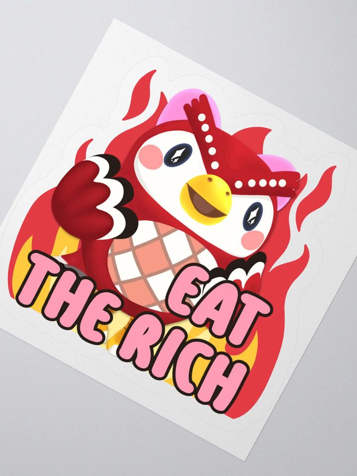 Celeste Says Eat the Rich Sticker product image (2)