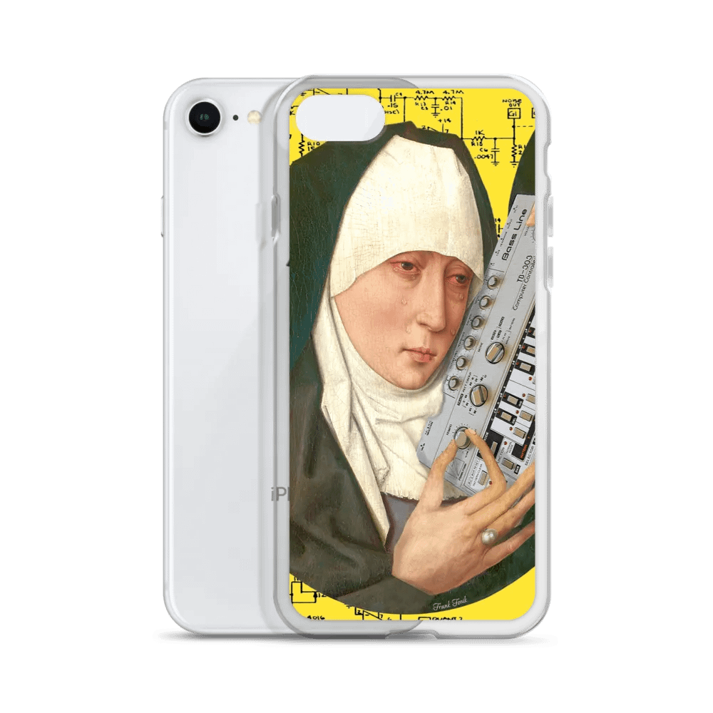 Mater Dolorosa meets Roland TB 303 by Frank Fonik Techno EDM Clear Case for iPhone® product image (51)
