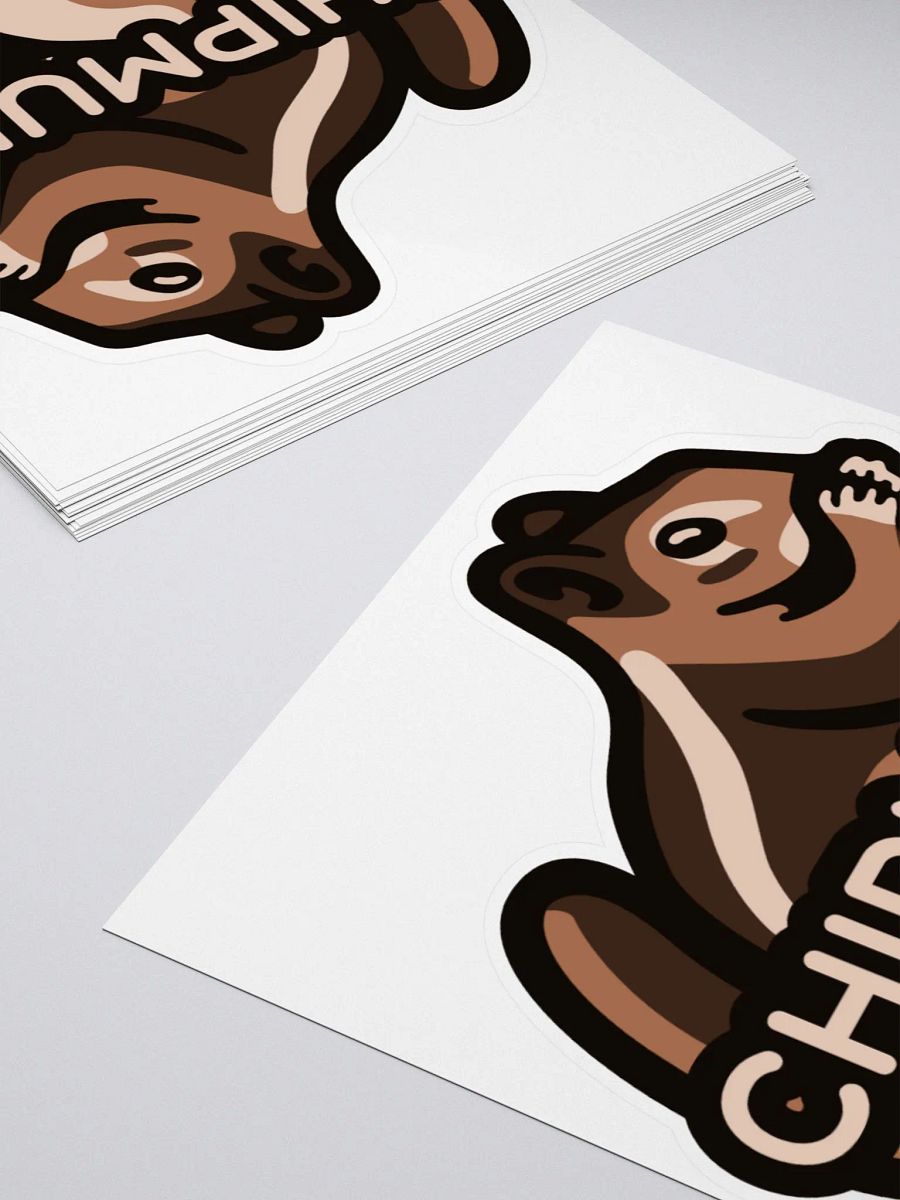 Chipmunk Logo Sticker product image (4)