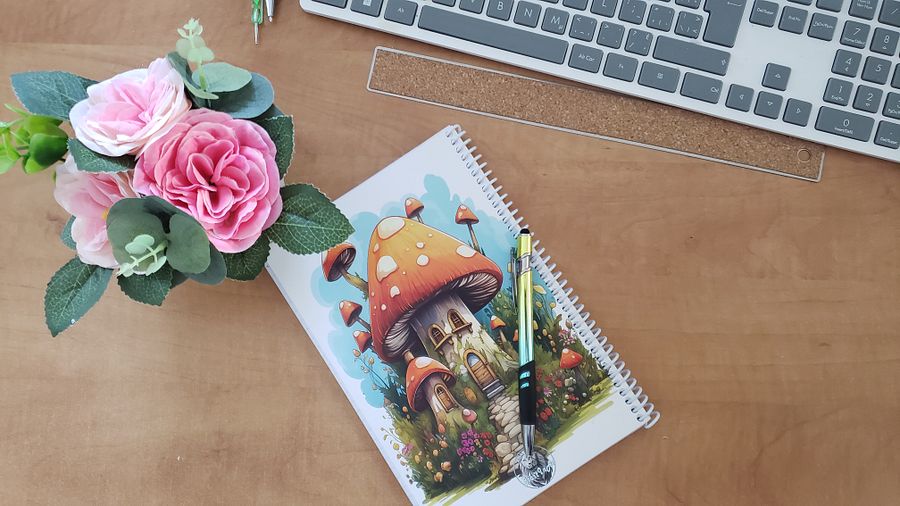 Boho Mushroom Notebook Lined Pages product image (2)