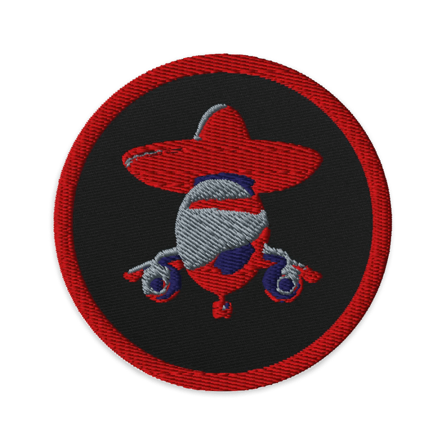 Sombrero Bird Embroidered Patch product image (1)