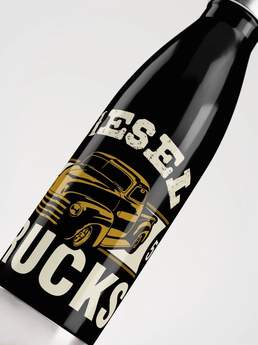 Retro Diesel Trucks Stainless Steel Water Bottle product image (5)