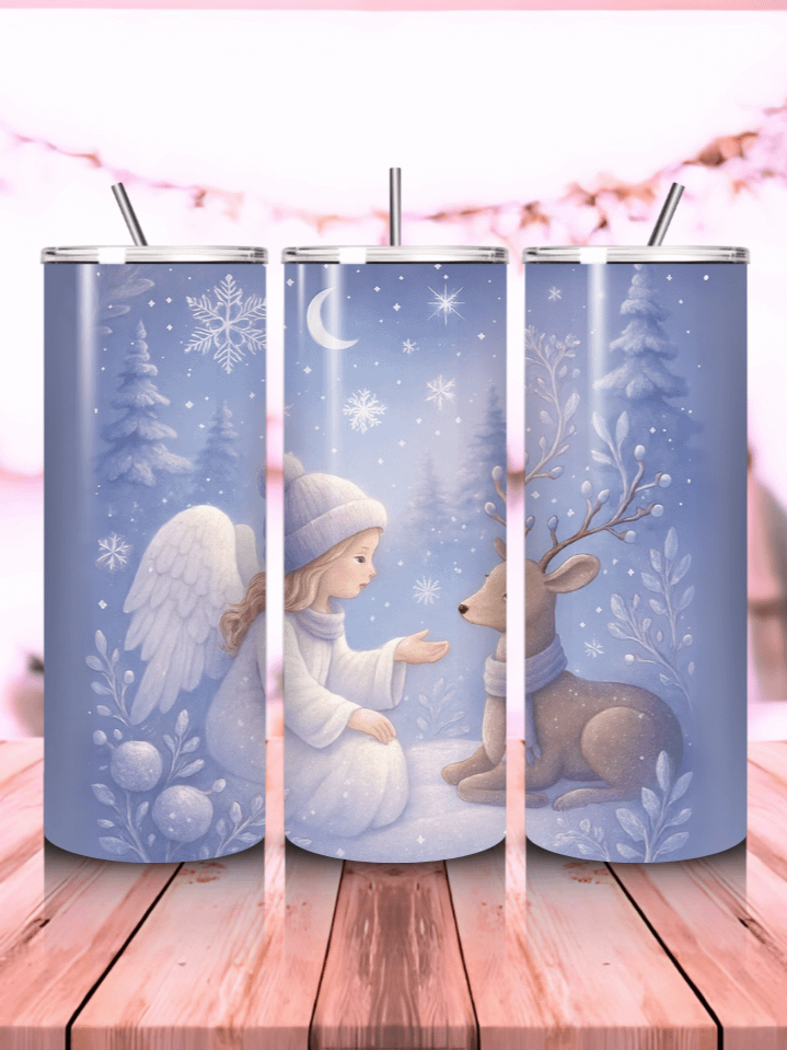 Magical Winter Wonderland Snowmen Tumbler Wrap PNG – 20oz Skinny Sublimation Design with Charming Snowmen & Enchanting Winter Scenery – Perfect Holiday Gift – 300 DPI Instant Digital Download product image (1)