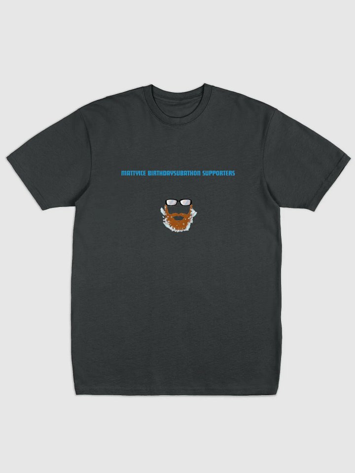 Mattyice supporter black Tee product image (1)