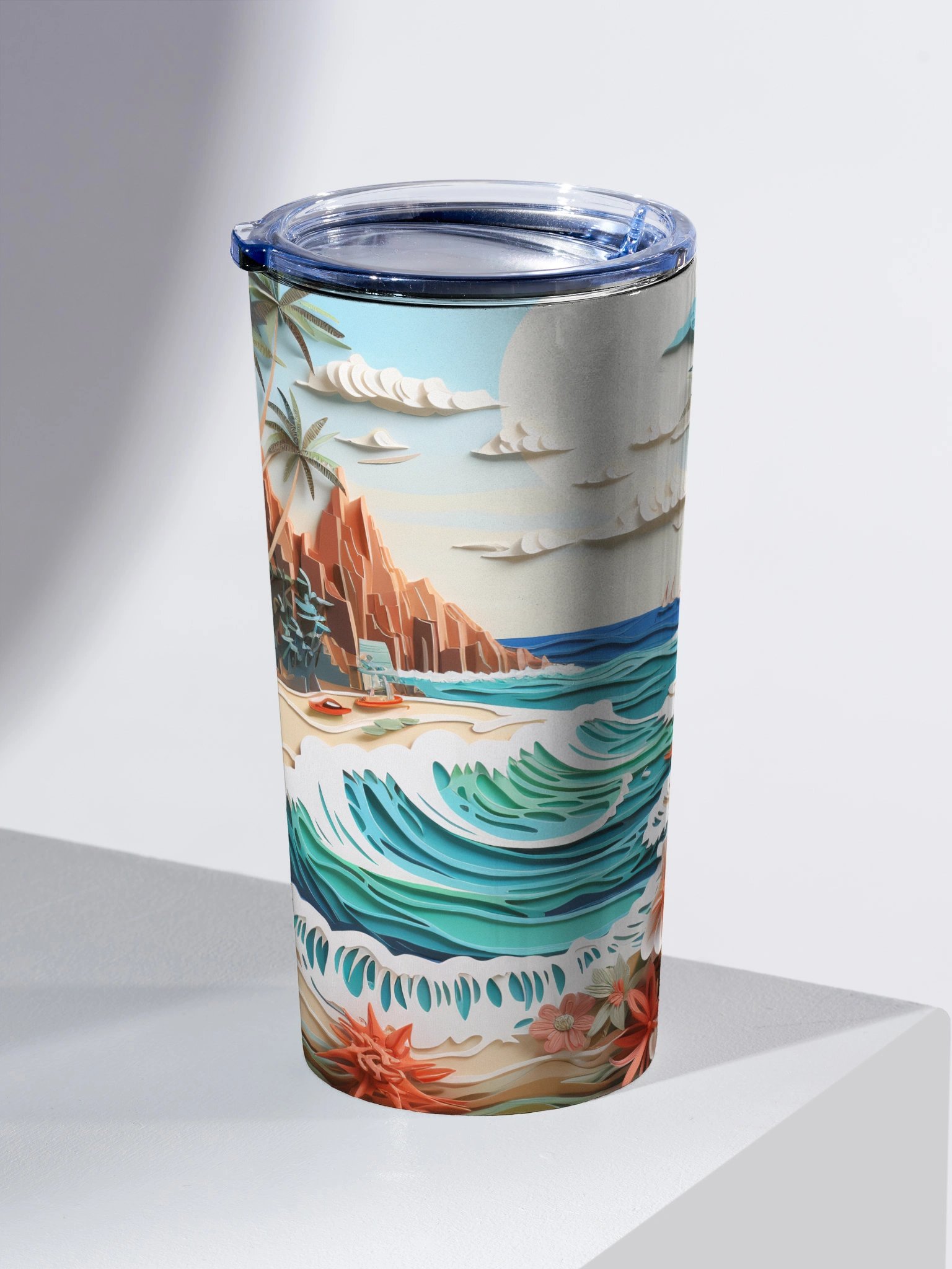Tropical Paradise Stainless Steel Tumbler product image (2)