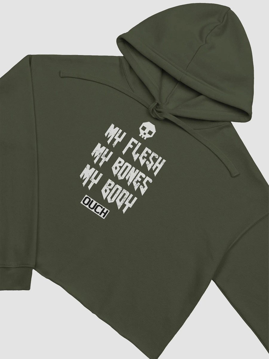 My Whole Body Hurts fleece crop hoodie product image (4)