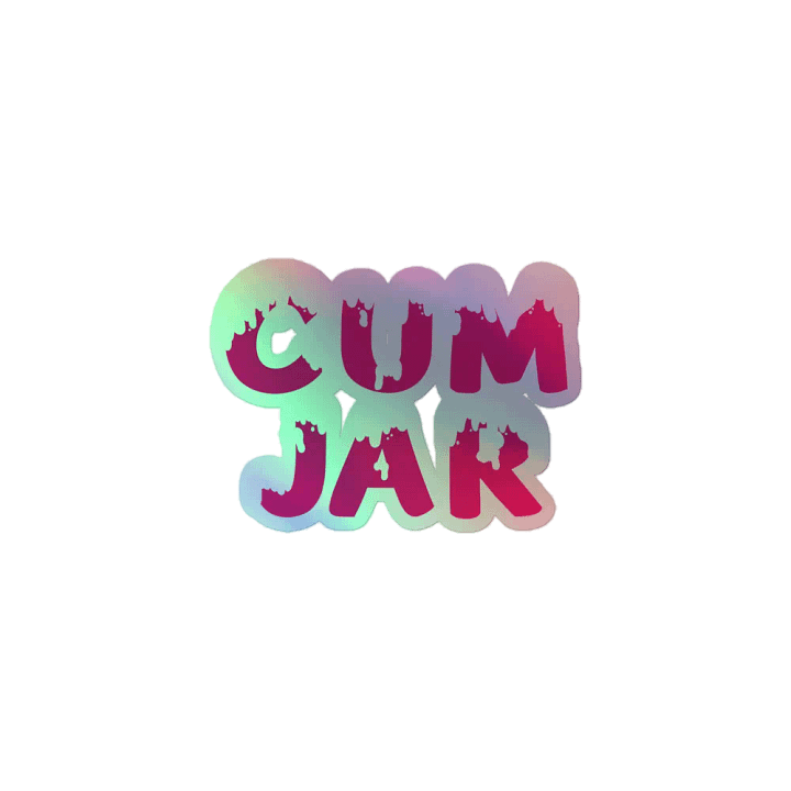 Cum Jar Sticker Holographic product image (1)