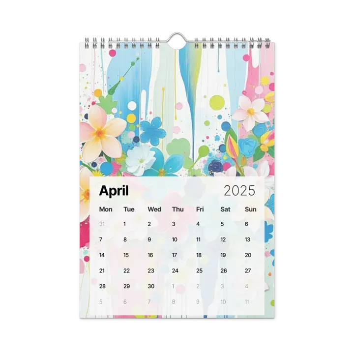 ART ABSTRACT WALL CALENDAR 2025 product image (1)