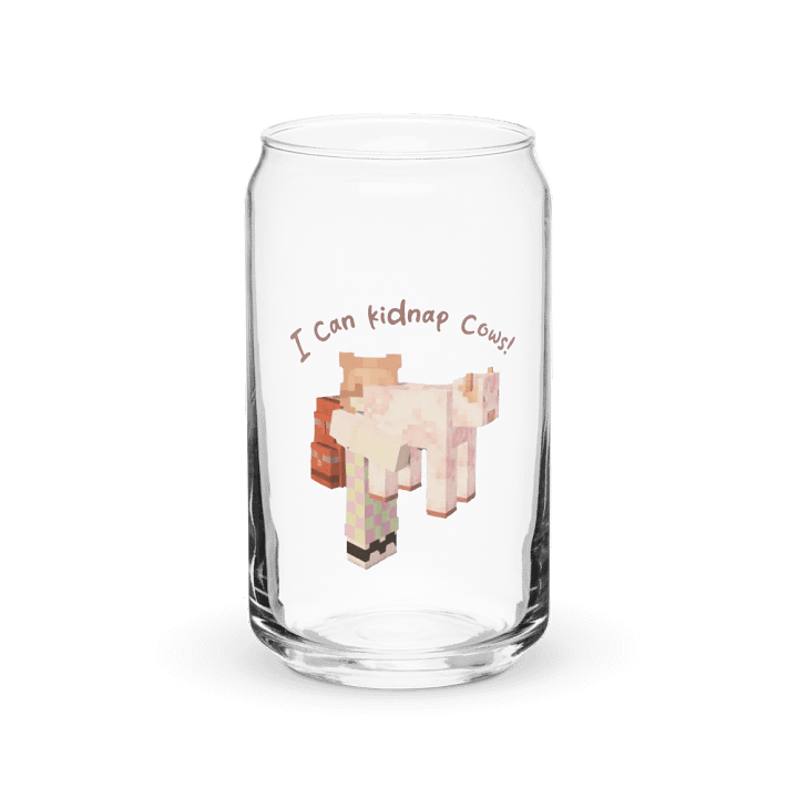 i can kidnap cows! glass product image (1)