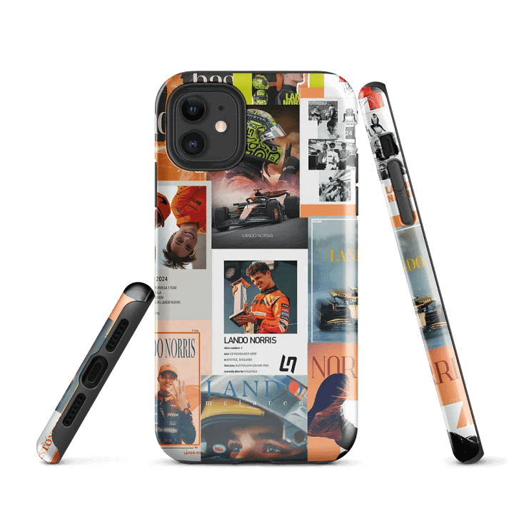 Lando Norris Racing Driver iPhone® Tough Case product image (1)