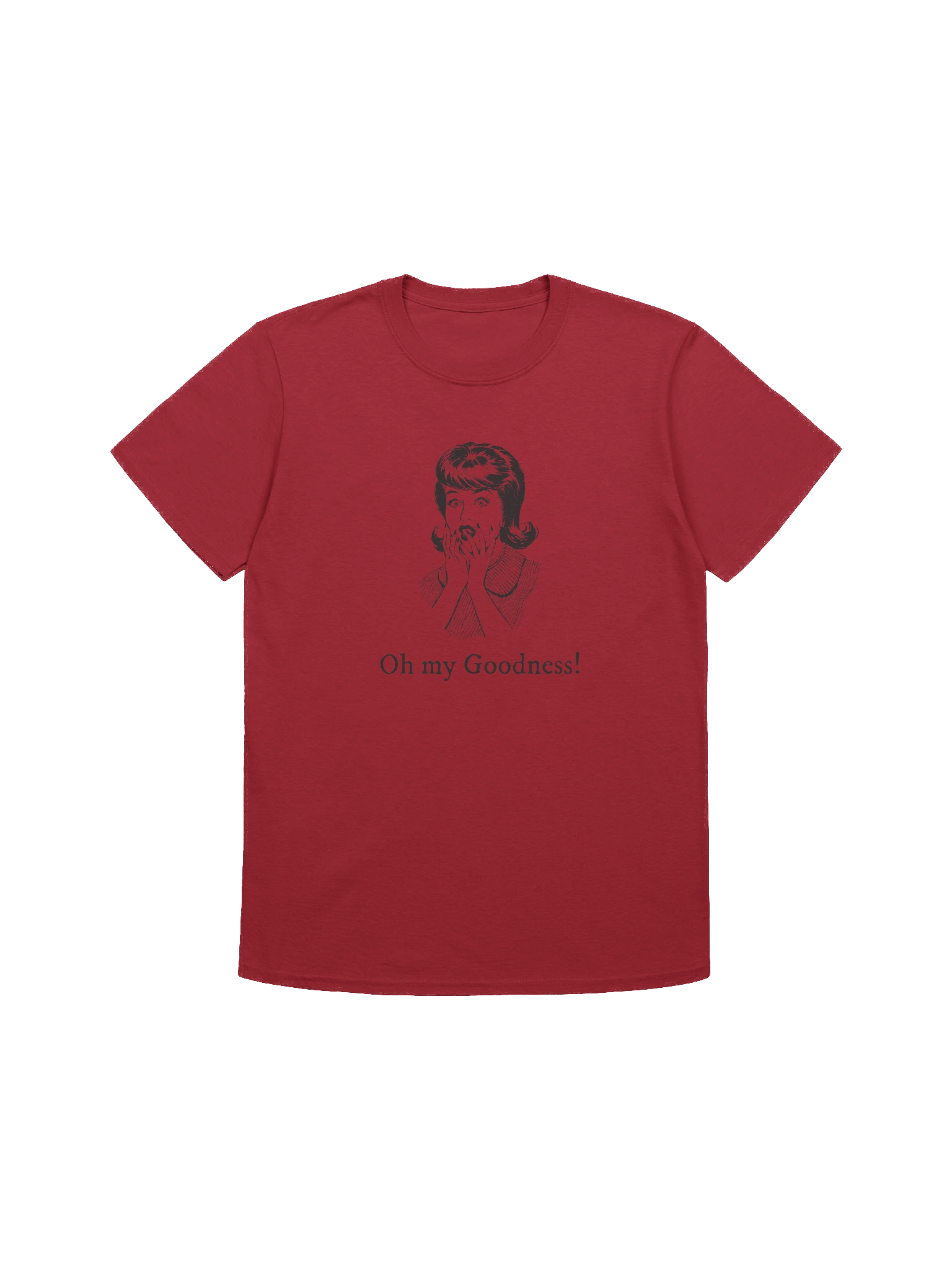 Oh My Goodness! T-Shirt – Retro Vintage 50’s Comic Style Tee, Funny Pop Art Graphic Shirt product image (1)