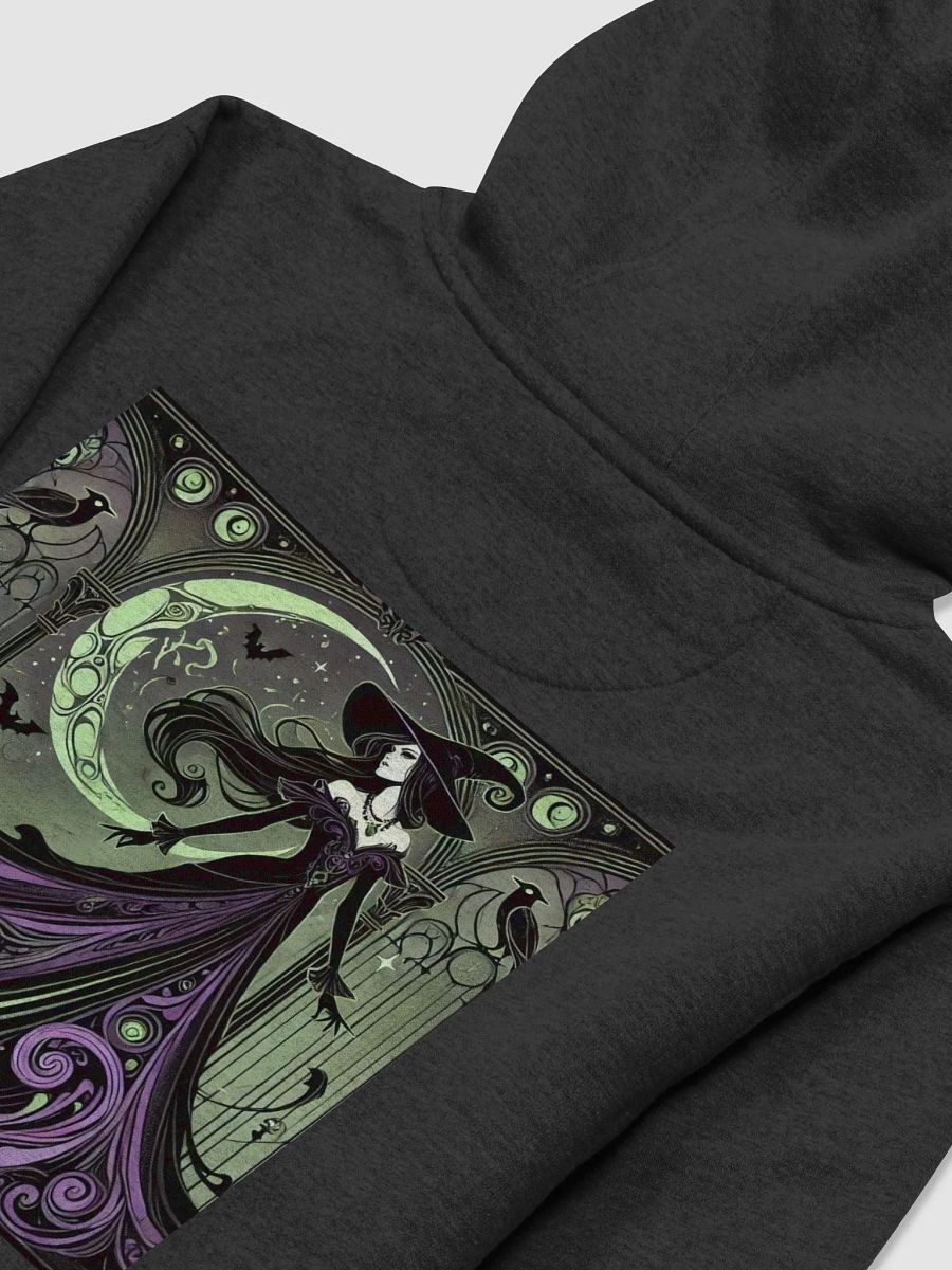🧙‍♀️ Art Nouveau Witch Hoodie – Enchanting Halloween Style product image (4)