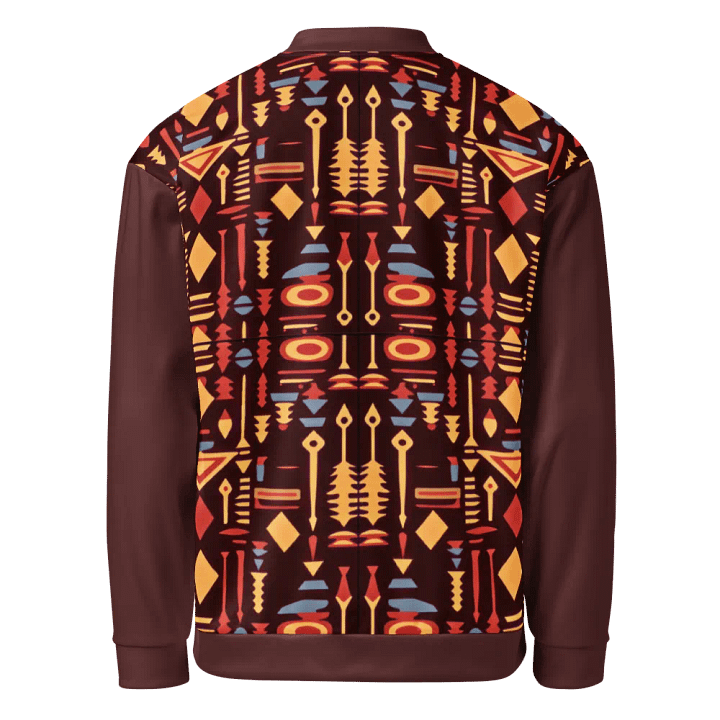 Ethnic Symmetry Custom Bomber Jacket product image (2)