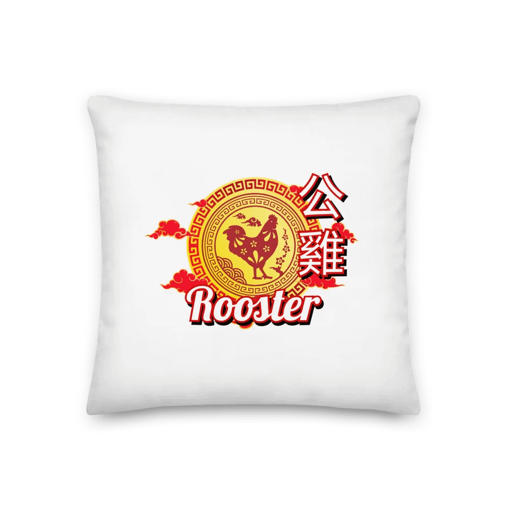 Rooster - Chinese Zodiac Pillow product image (1)