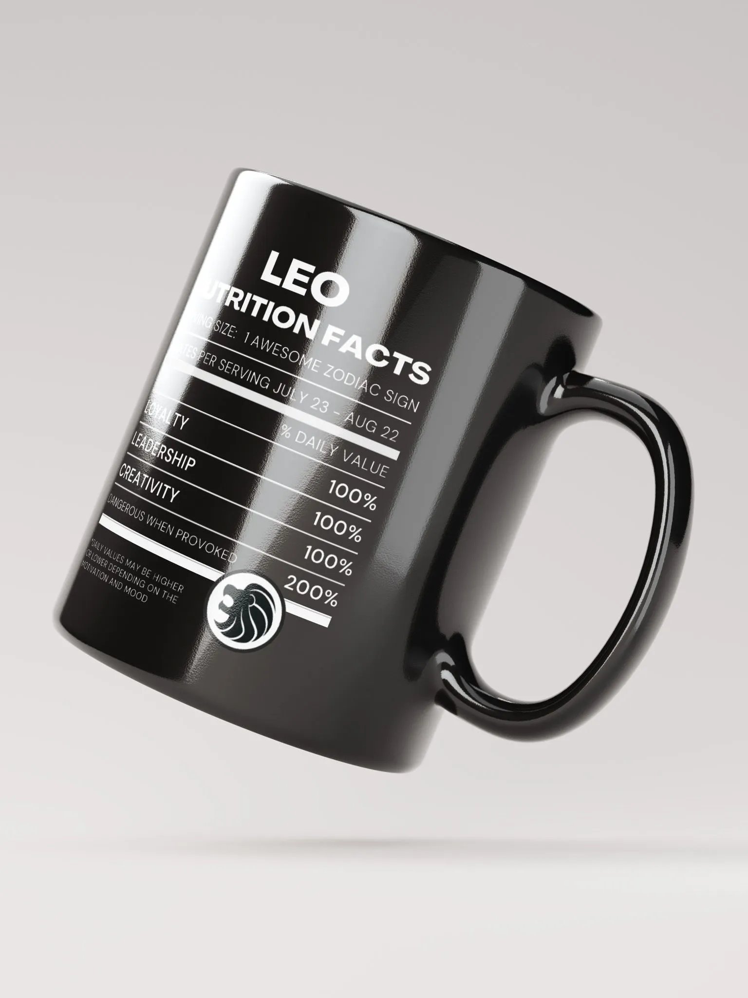 Leo Nutrition Facts Mug product image (5)