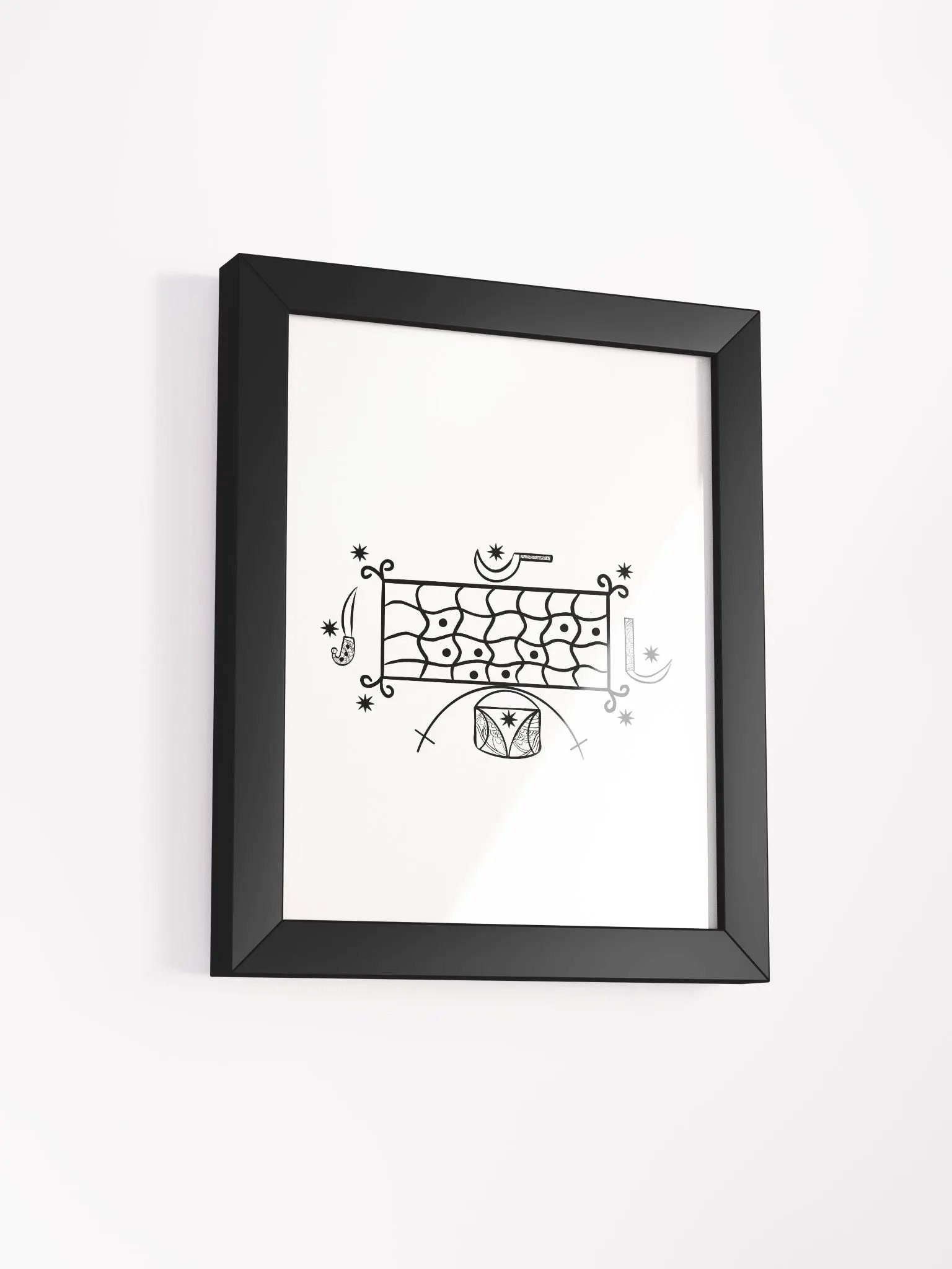 Frame with Kouzen Zaka vèvè product image (50)
