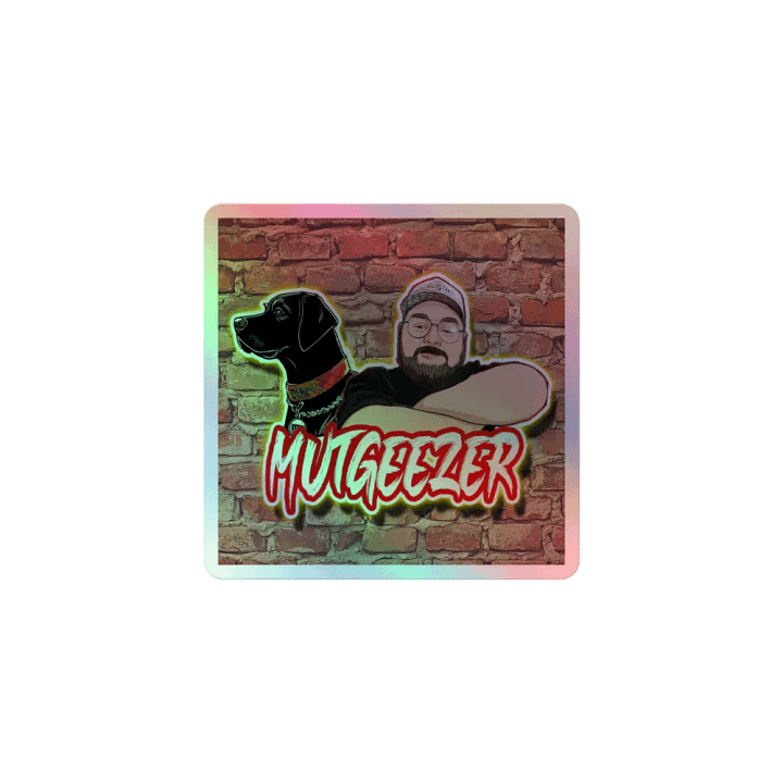 Mutgeezer Kiss-Cut Holographic Sticker Sheet product image (1)