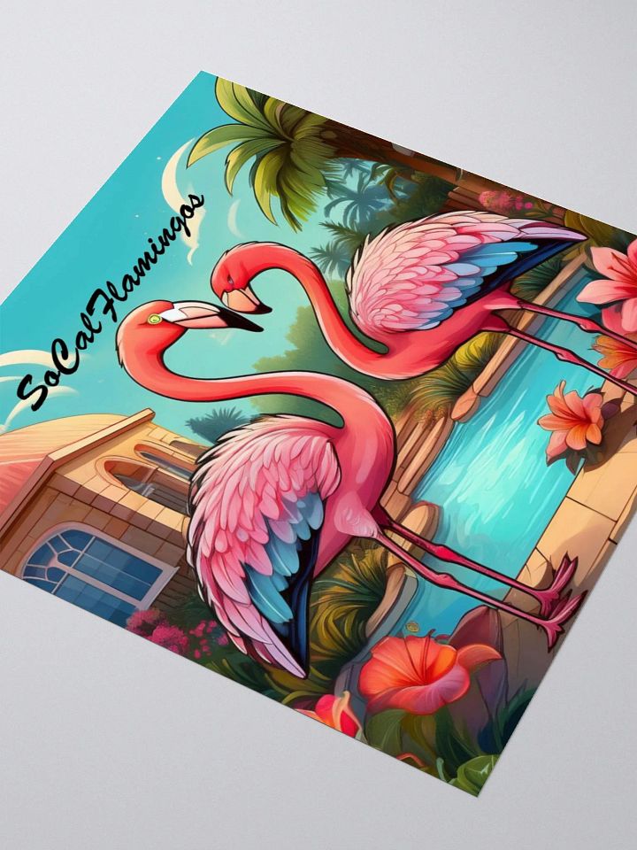 SoCalFlamingos Sticker product image (7)