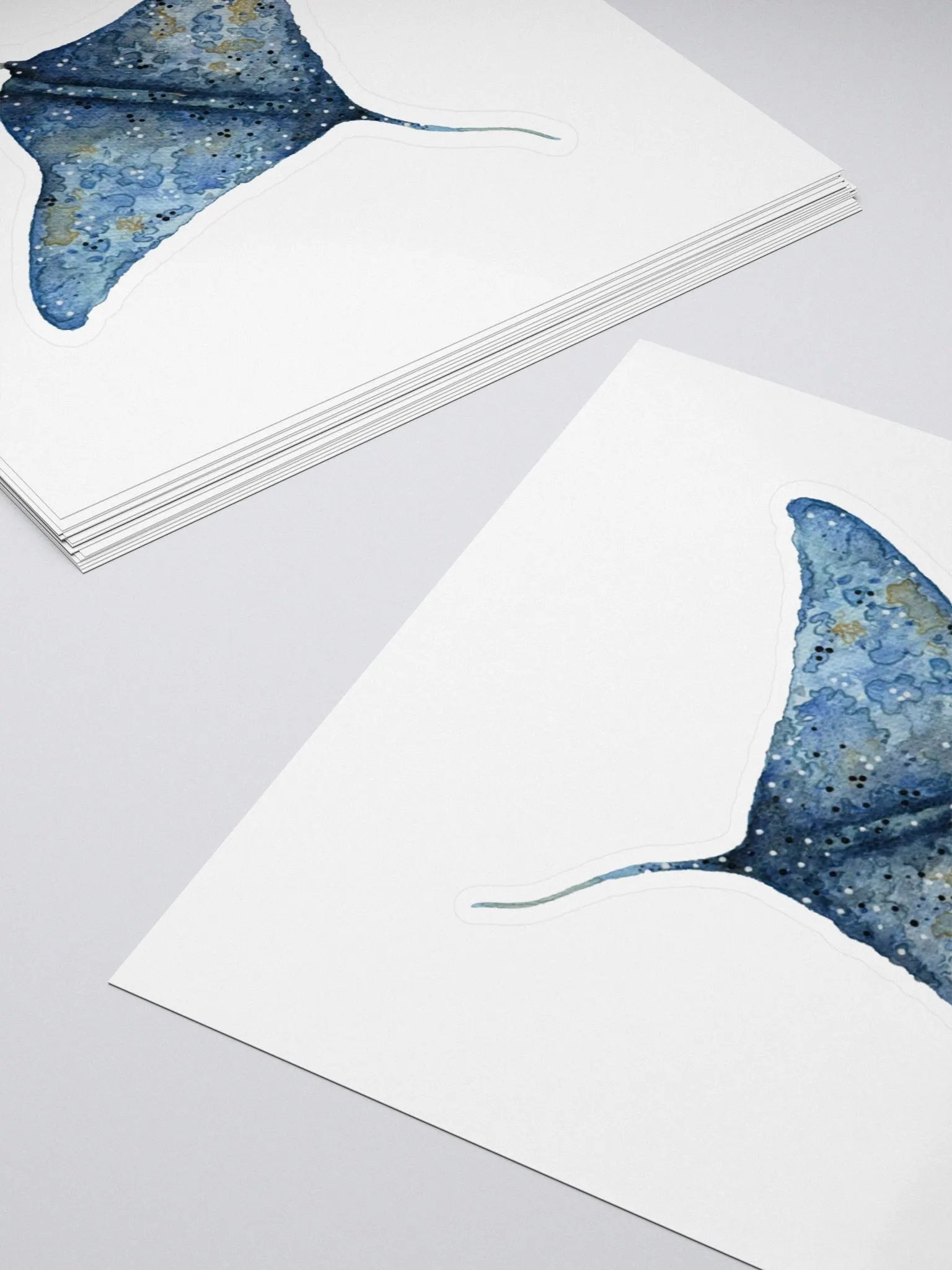 Manta Ray Watercolor Sticker product image (4)