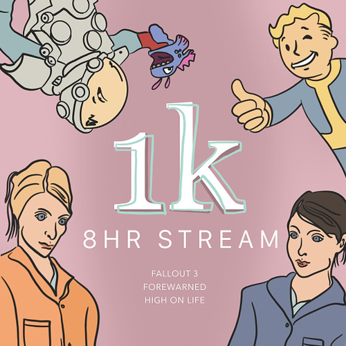 Today I’m ✨celebrating✨ hitting 1k followers on Twitch! I’m LIVE RIGHT NOW doing an❗️8 HR STREAM❗️(9am-6pm PST)! I have a fun...