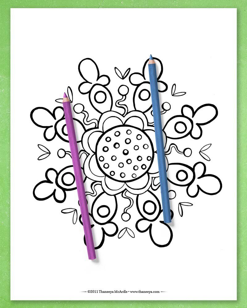 Mandala Coloring Pages product image (11)