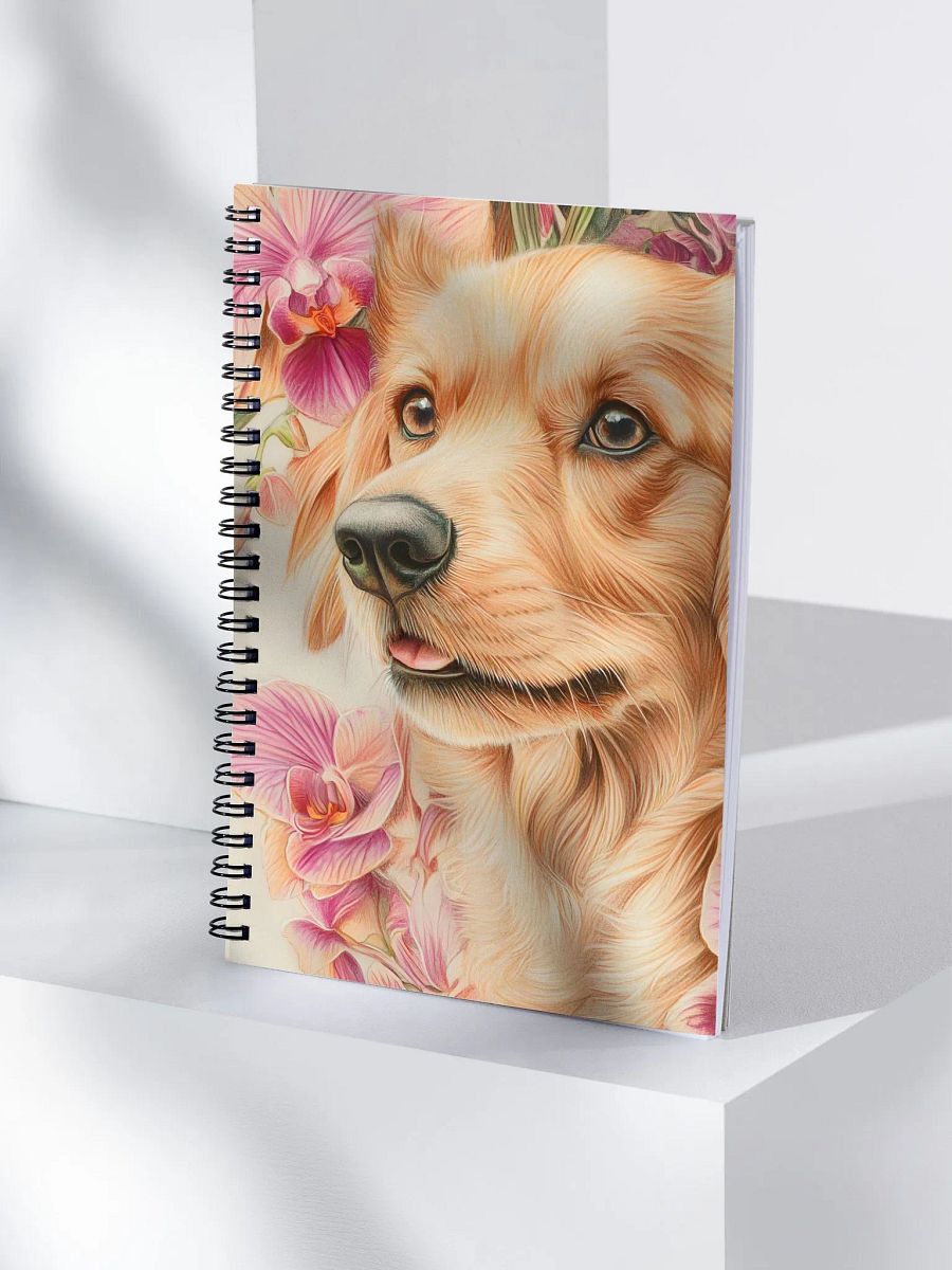 Orchid Canine Spiral Notebook product image (4)