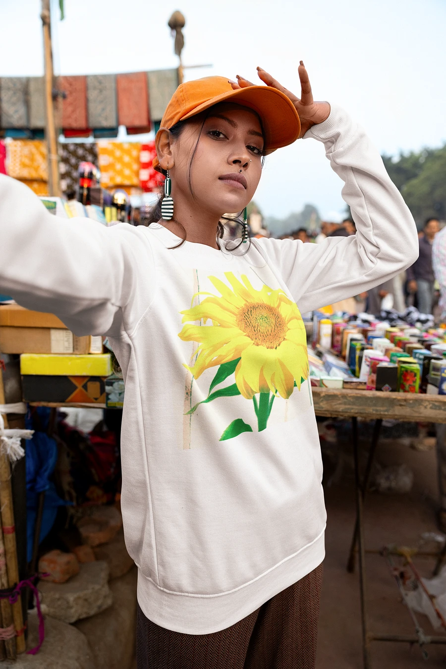 Sunflower Picture Unisex Sweatshirt product image (4)