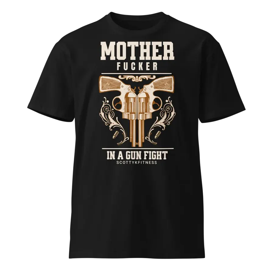 MF in a Gun Fight Unisex Tee product image (10)