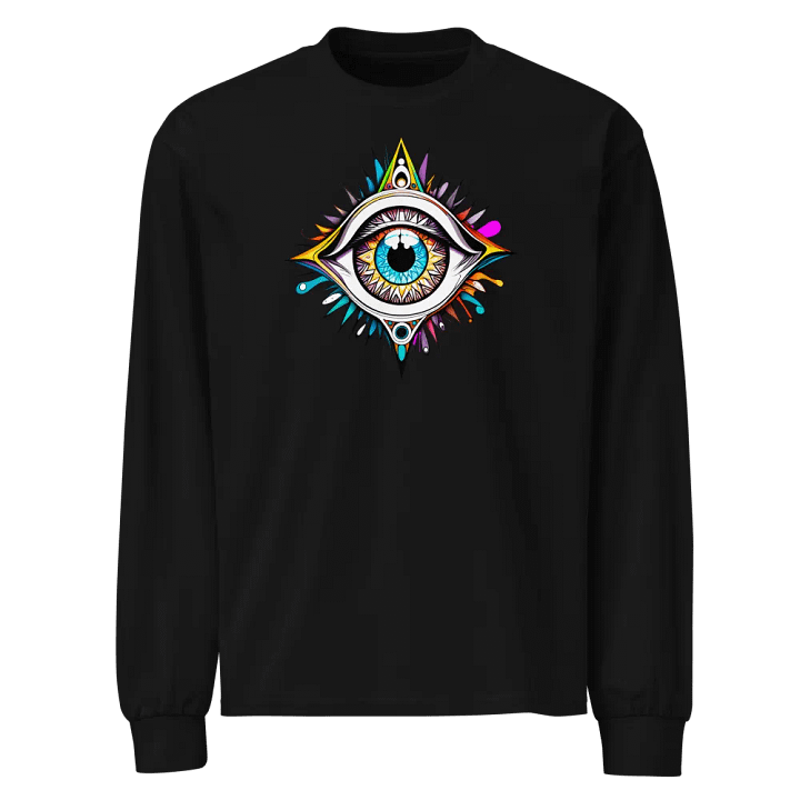 [Open Eye] - Unisex Premium Heavyweight Long Sleeve Shirt product image (1)