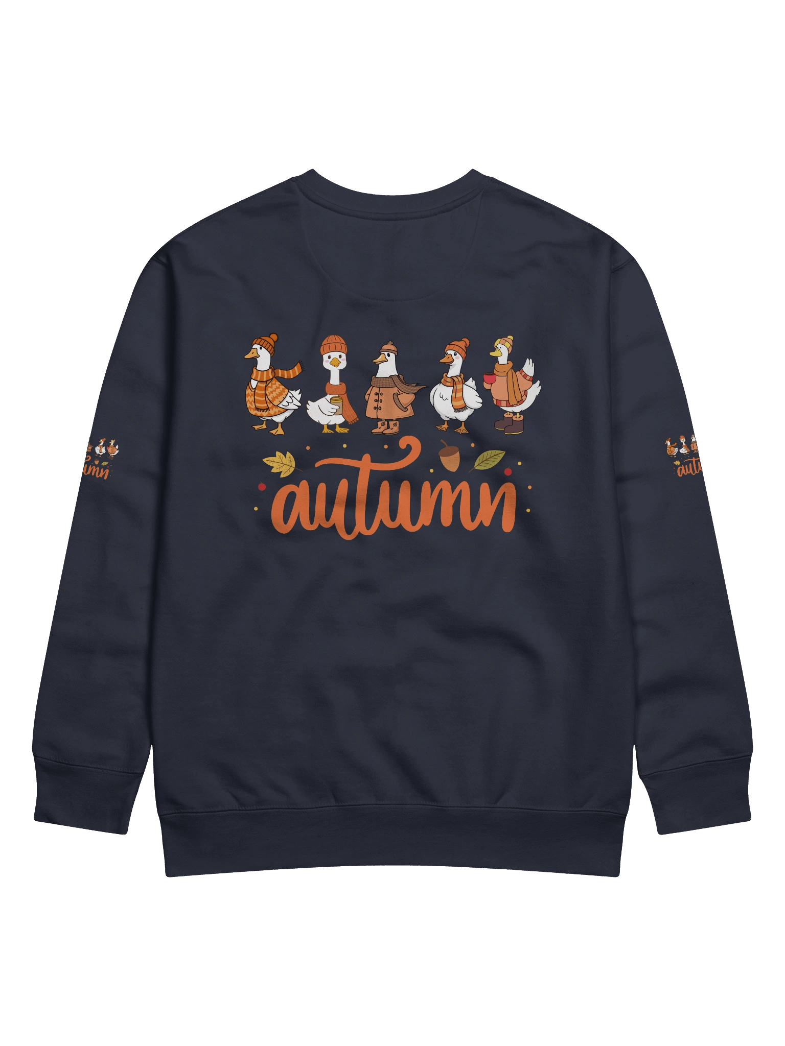 Cozy Autumn Duck's Typography Sweatshirt product image (38)