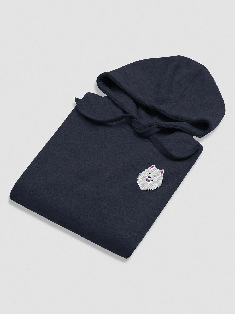 Smiling Samoyed Pup Embroidered Unisex Premium Hoodie product image (9)