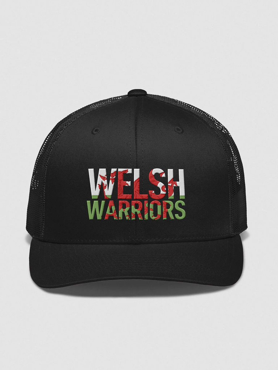 QSHW WELSH WARRIORS EMBROIDERED LOGO RETRO TRUCKER HAT product image (1)