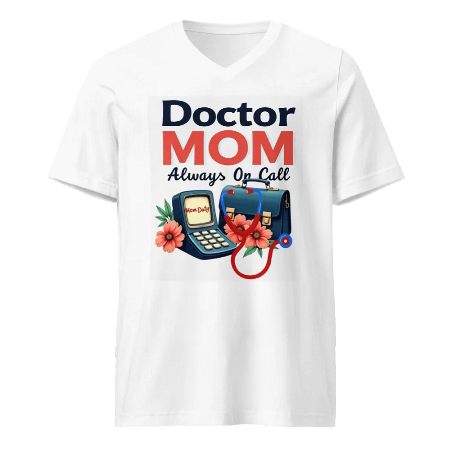 Doctor MOM Always On Call V-Neck Tee product image (1)